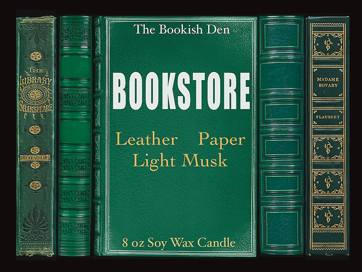 The Bookstore Reading Candle