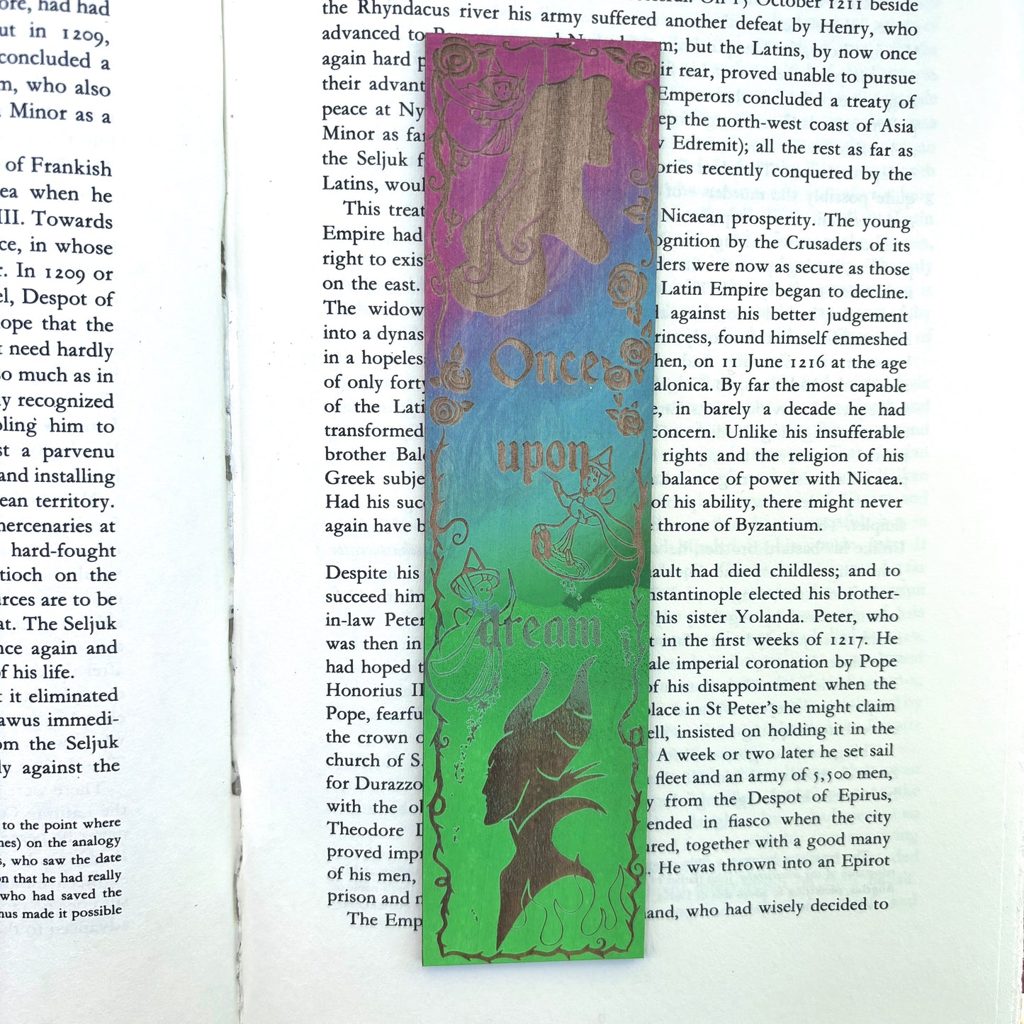 Princess Wooden Bookmark
