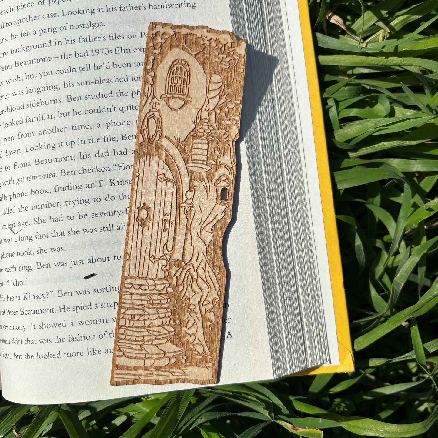 Fairy Door Wooden Bookmark