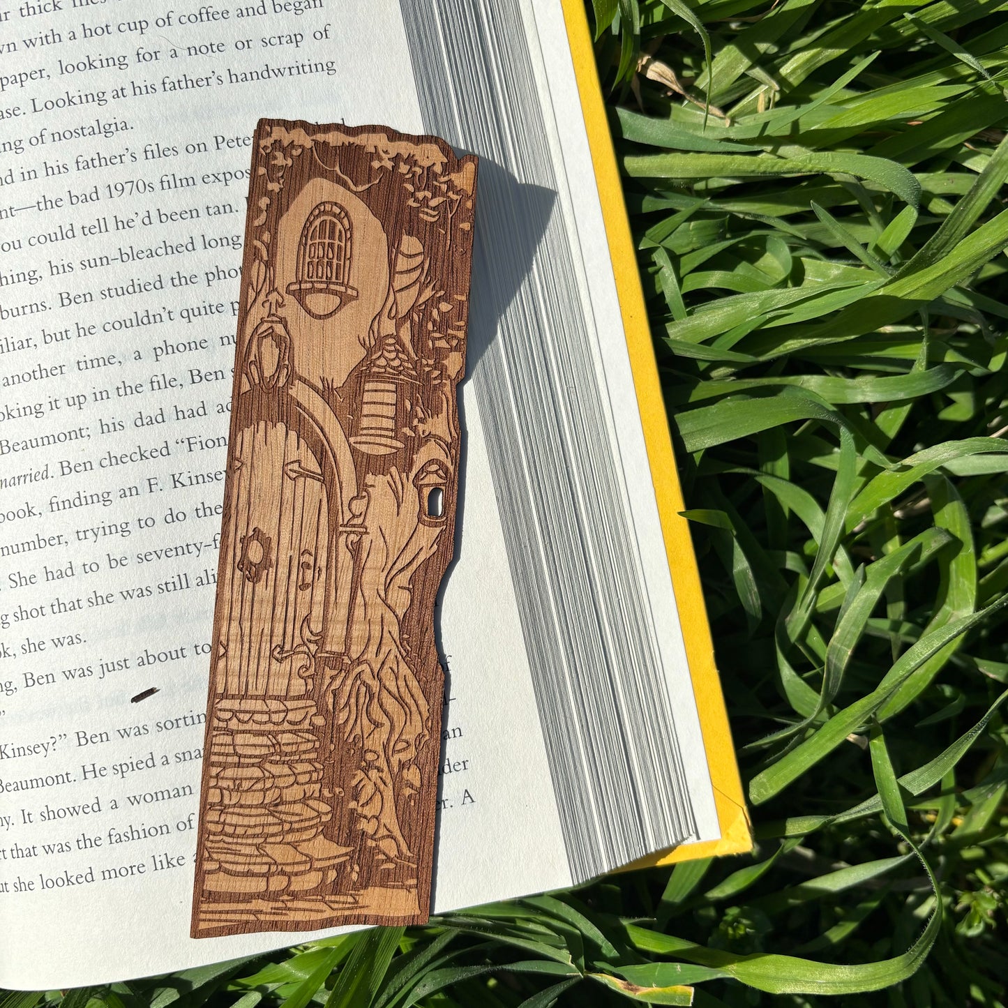 Fairy Door Wooden Bookmark