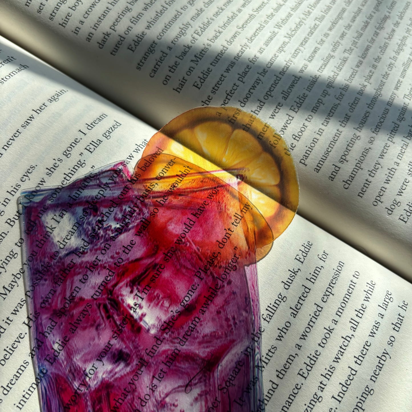 Gin and Tonic Clear Bookmark