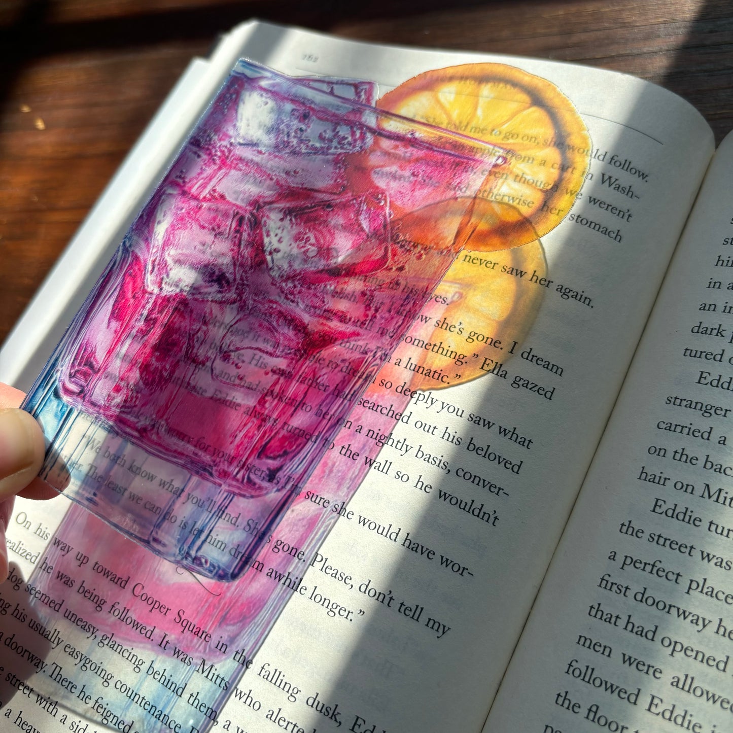 Gin and Tonic Clear Bookmark