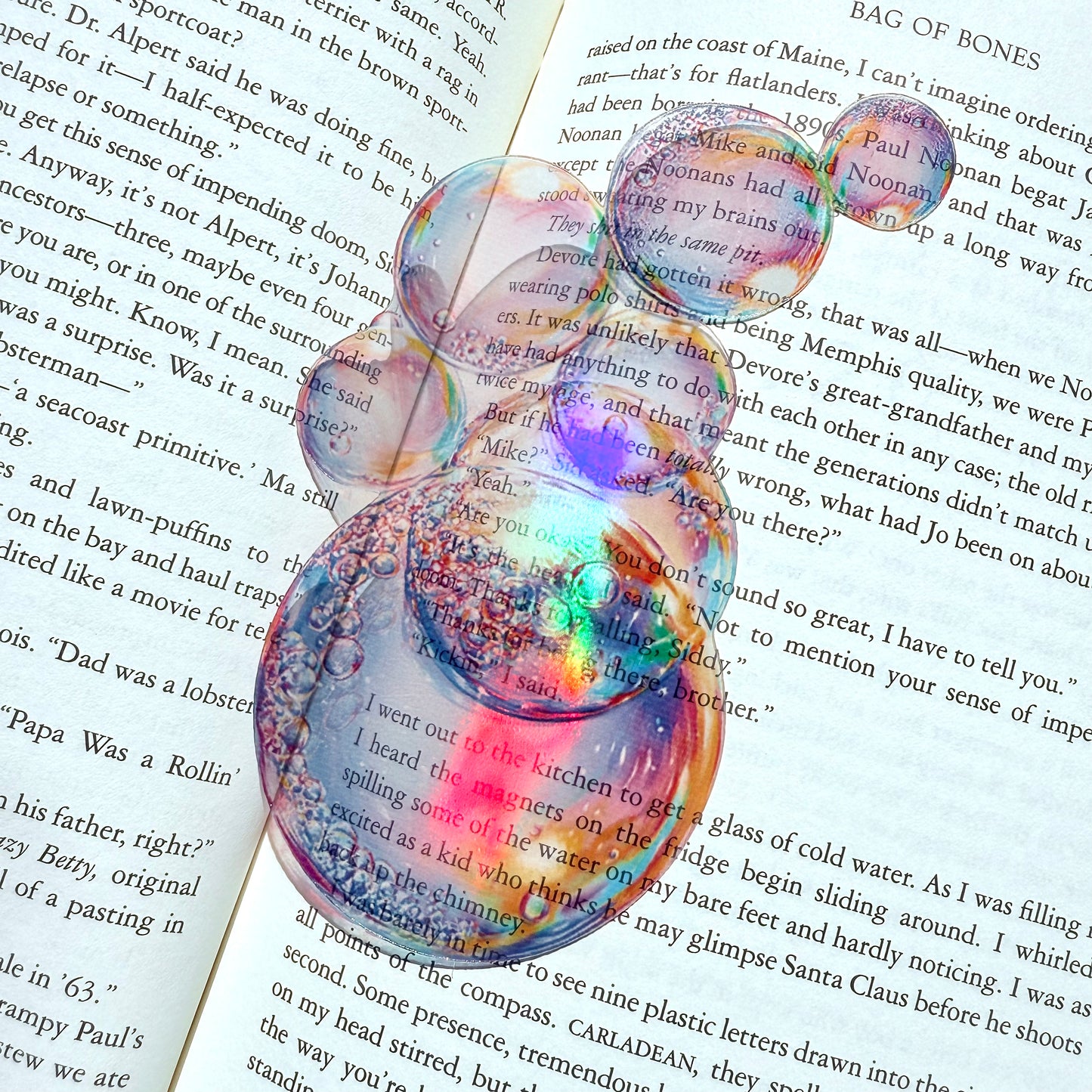 Bubbles Transparent Bookmark