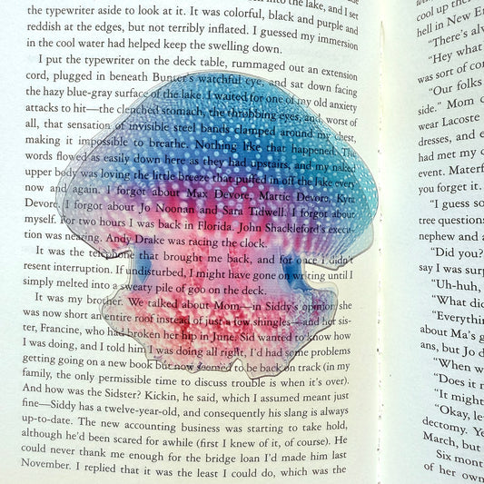 Moon Jellyfish Transparent Bookmark