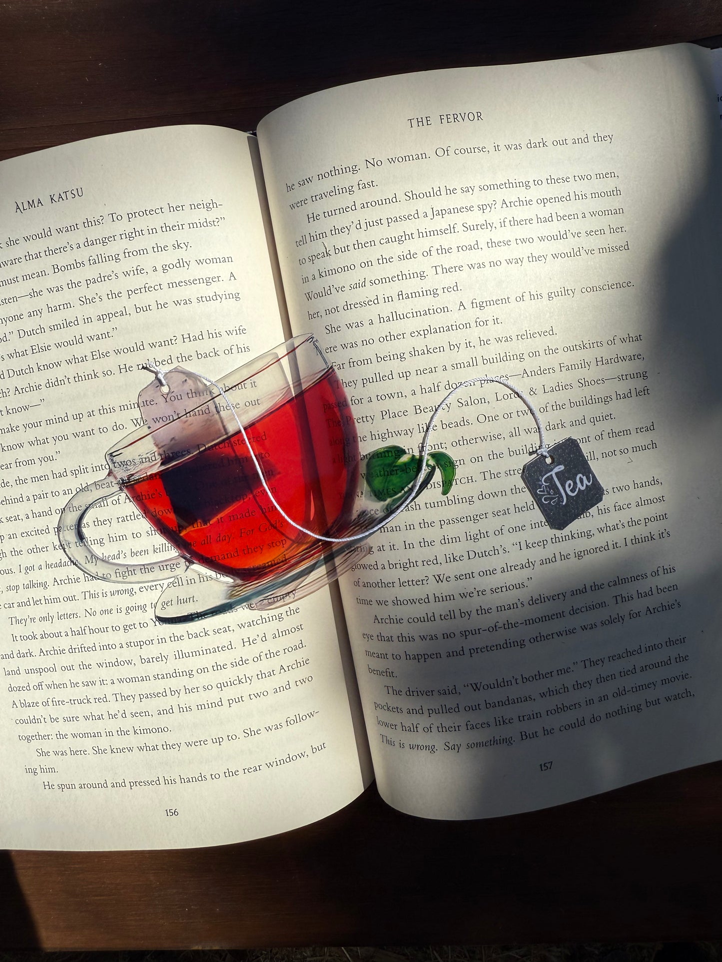 Cup of Tea Transparent Bookmark