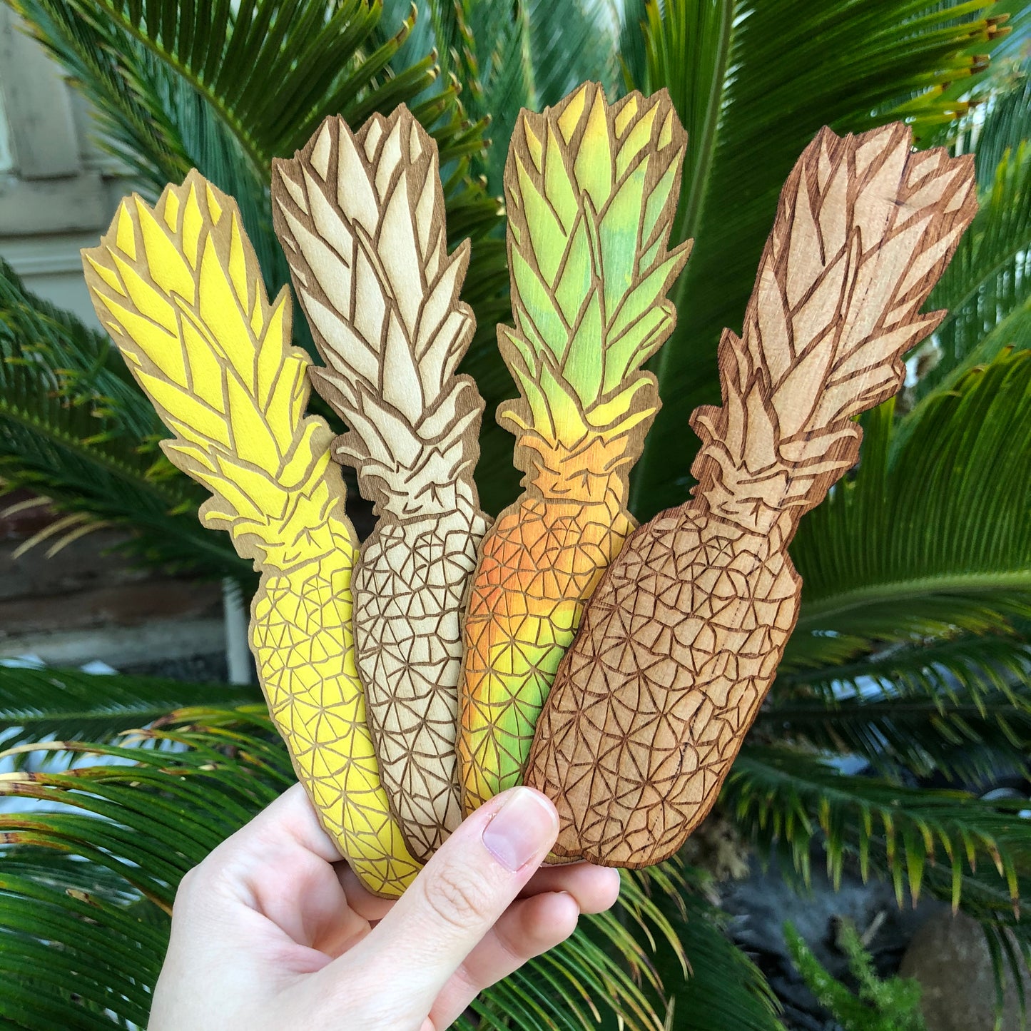 Pineapple Wooden Bookmark | Summer Reading Woodmark | Pineapple Bookmark | Bookish Gift