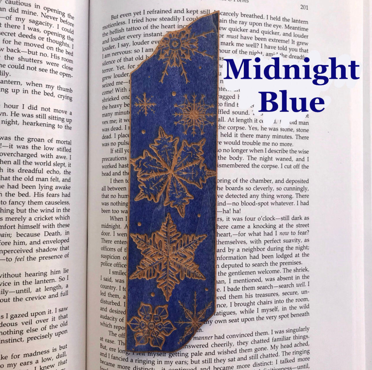 Snowflake Wooden Bookmark