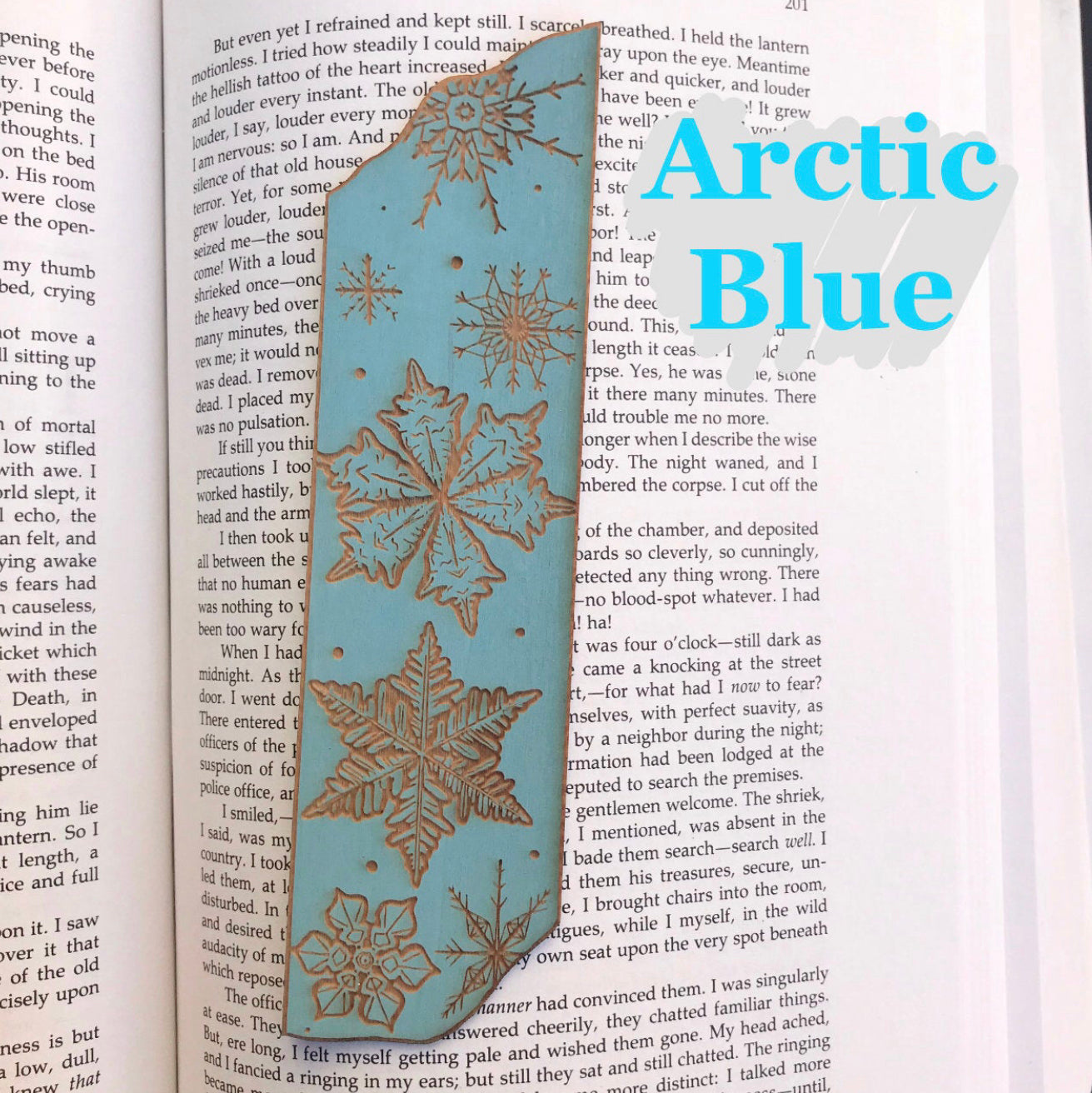 Snowflake Wooden Bookmark