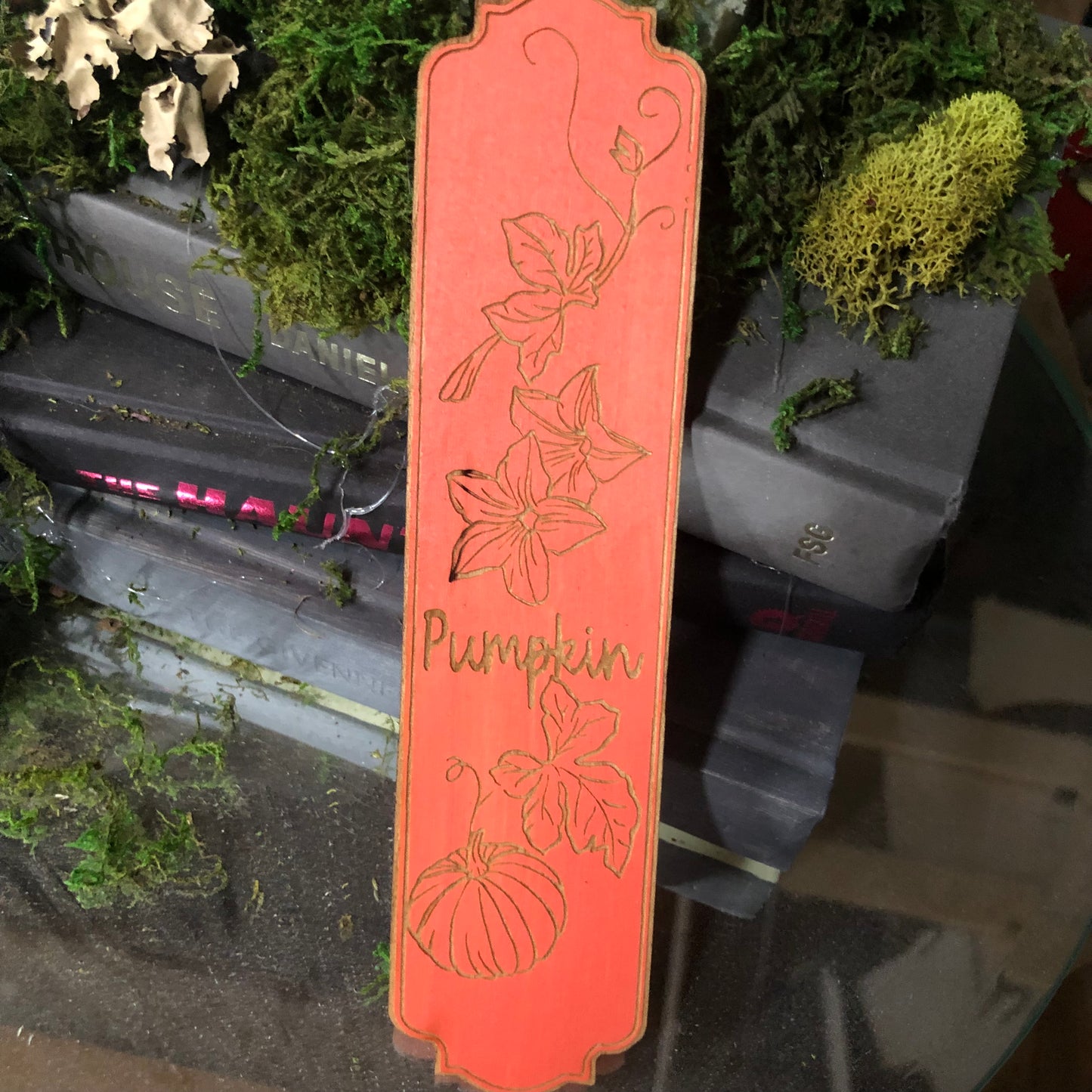 Botanical Wooden Bookmark