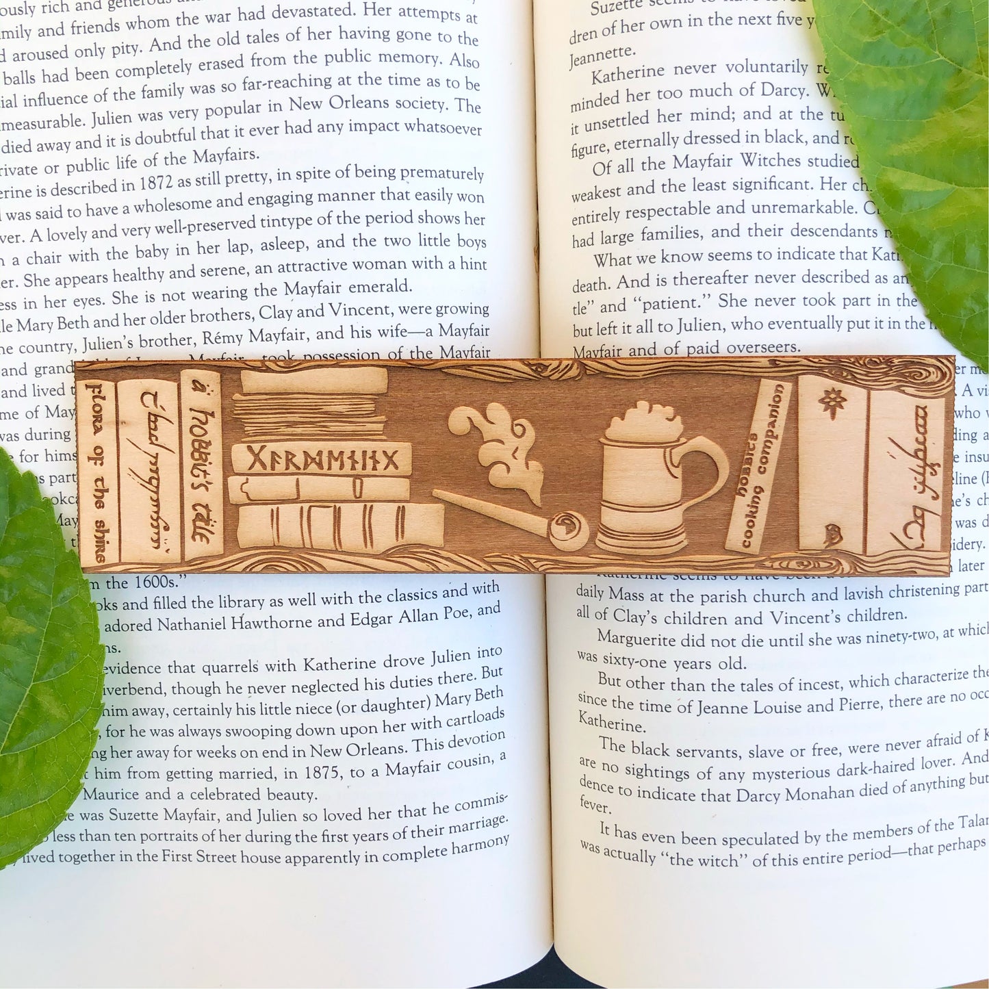 The Hobbit Shelf Wooden Bookmark