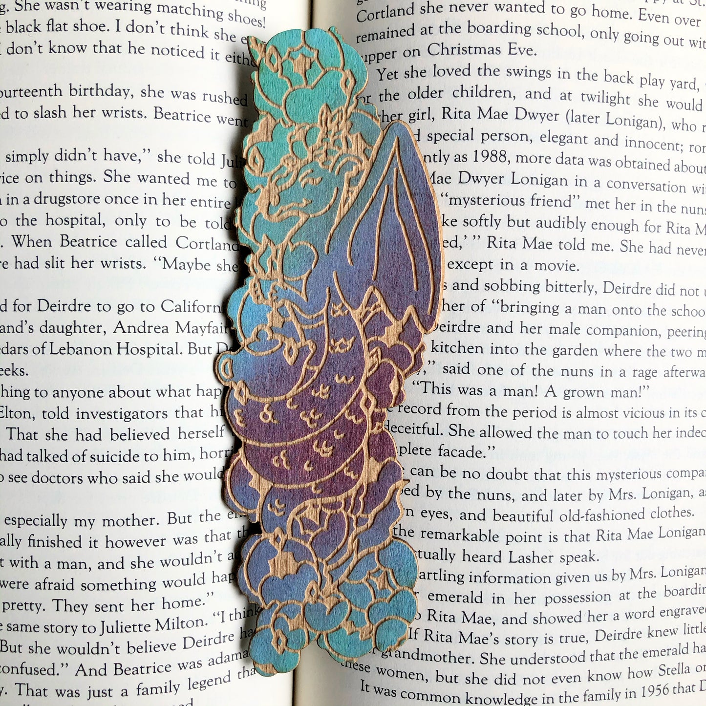 Tea Dragon Wooden Bookmark