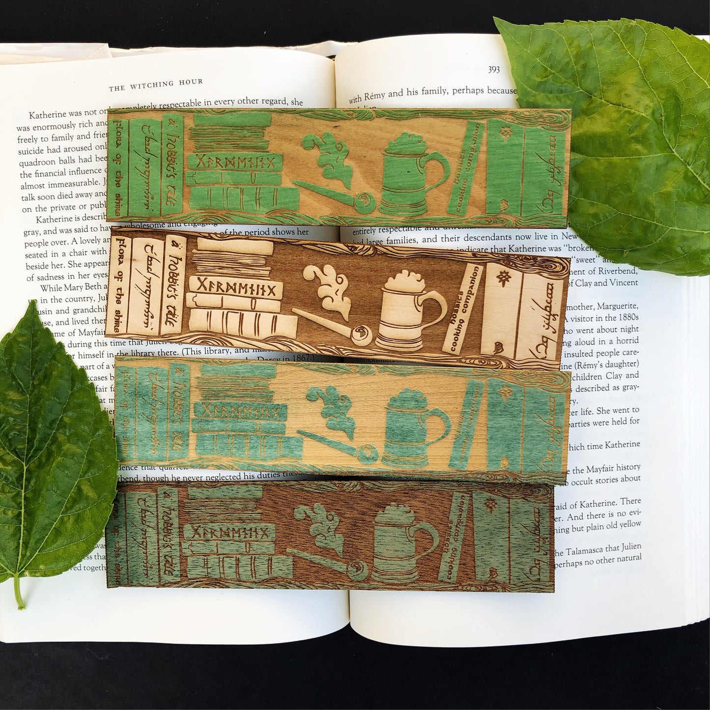The Hobbit Shelf Wooden Bookmark