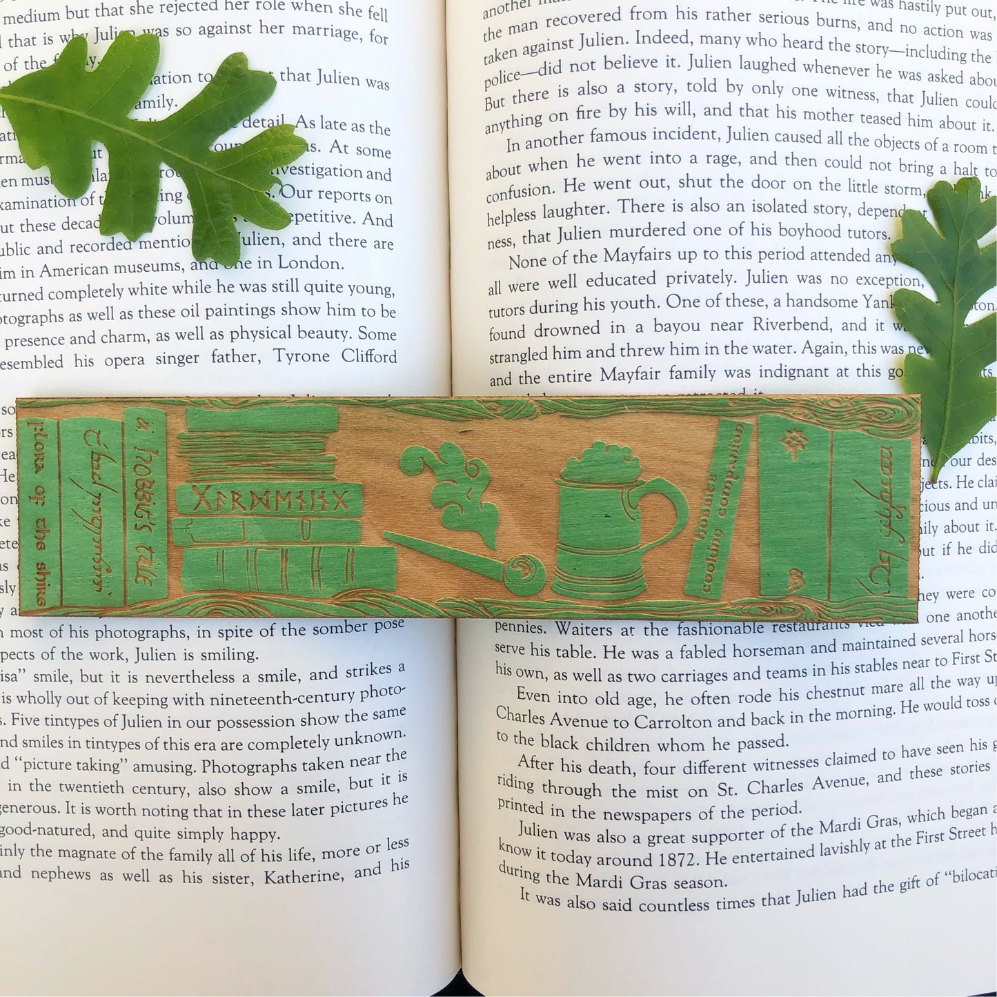 The Hobbit Shelf Wooden Bookmark