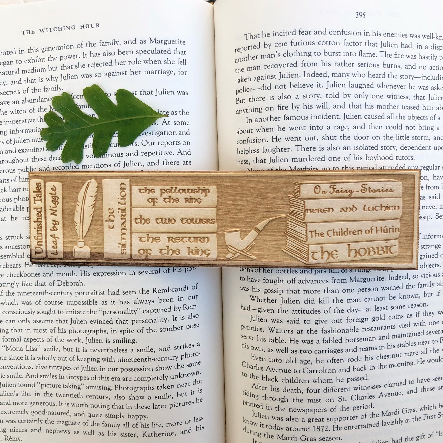 The Tolkien Shelf Wooden Bookmark