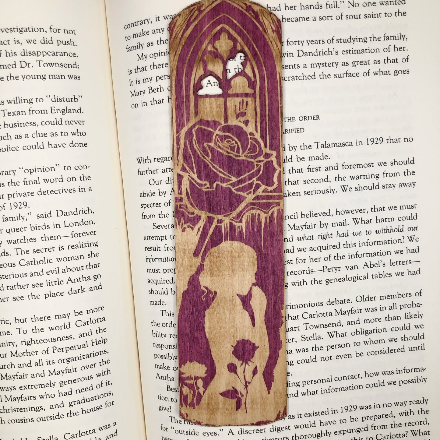 Wuthering Heights Wooden Bookmark