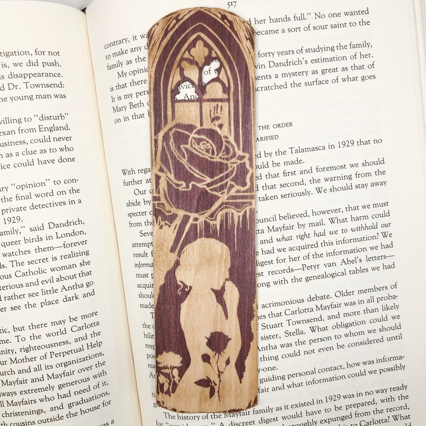 Wuthering Heights Wooden Bookmark