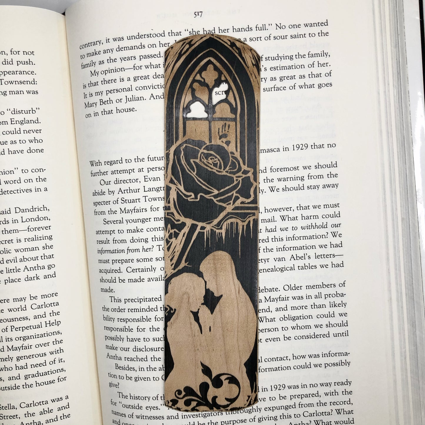 Rebecca Wooden Bookmark