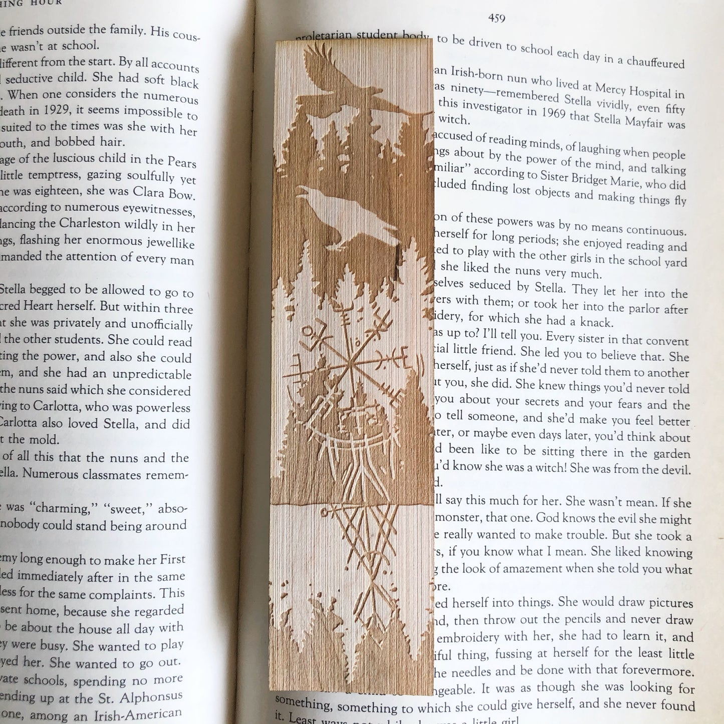 Forest of the Vikings Wooden Bookmark