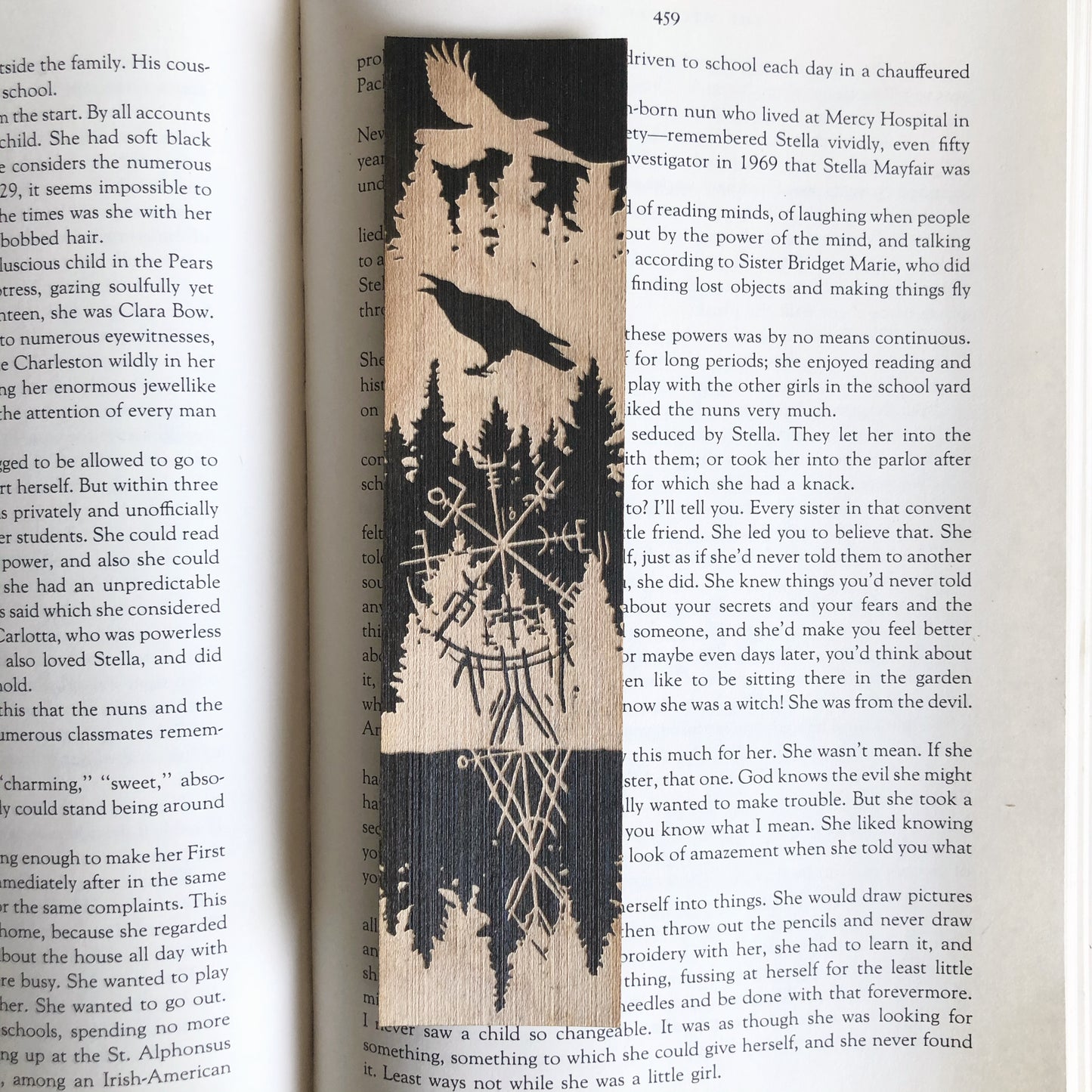 Forest of the Vikings Wooden Bookmark