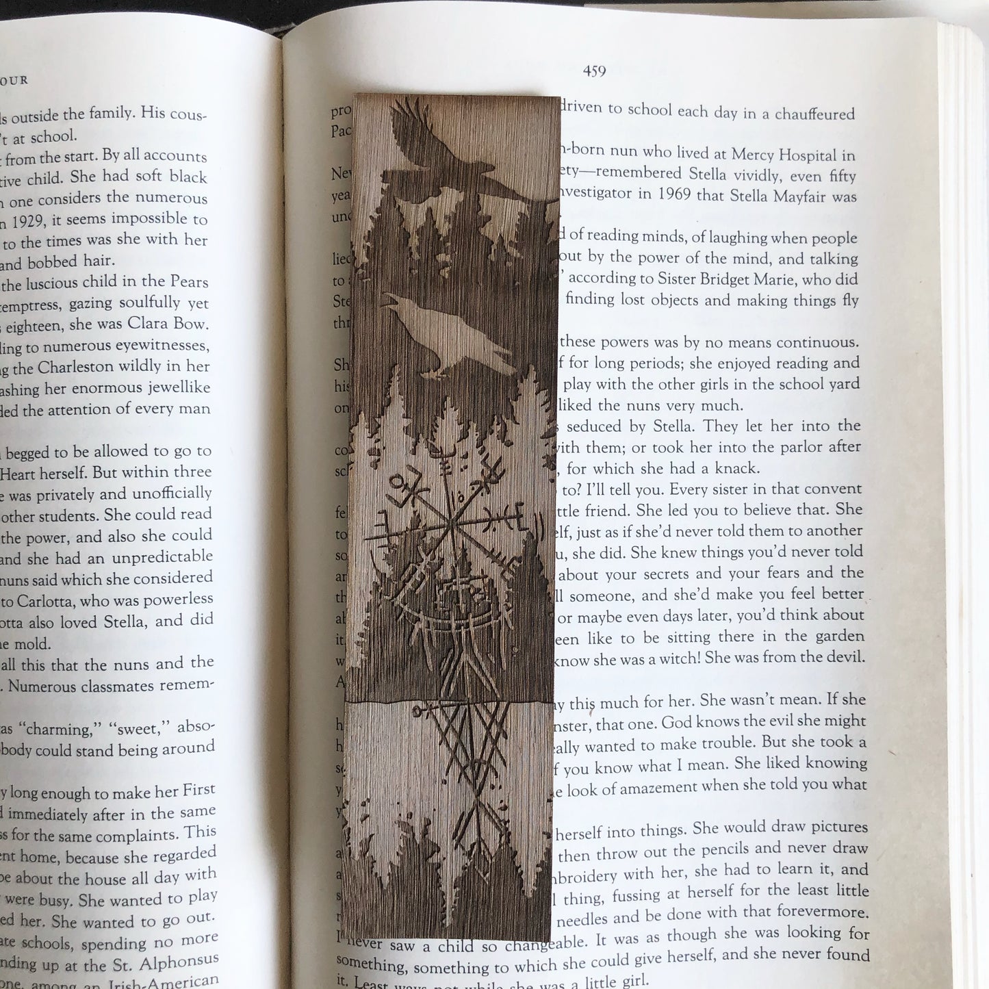 Forest of the Vikings Wooden Bookmark