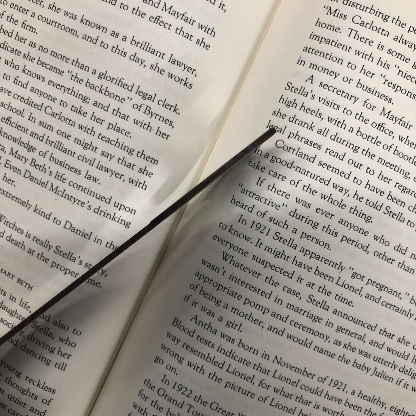 Dwarves Axe Wooden Bookmark
