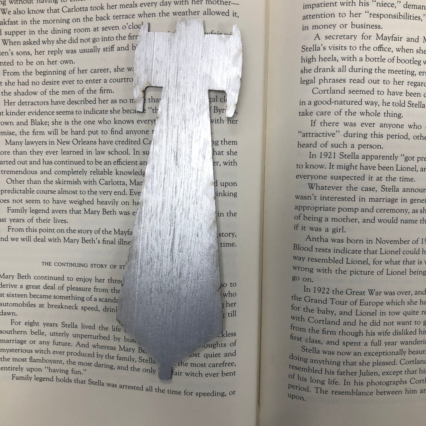 Dwarves Axe Wooden Bookmark
