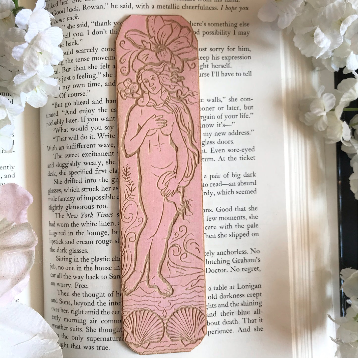 Aphrodite Wooden Bookmark