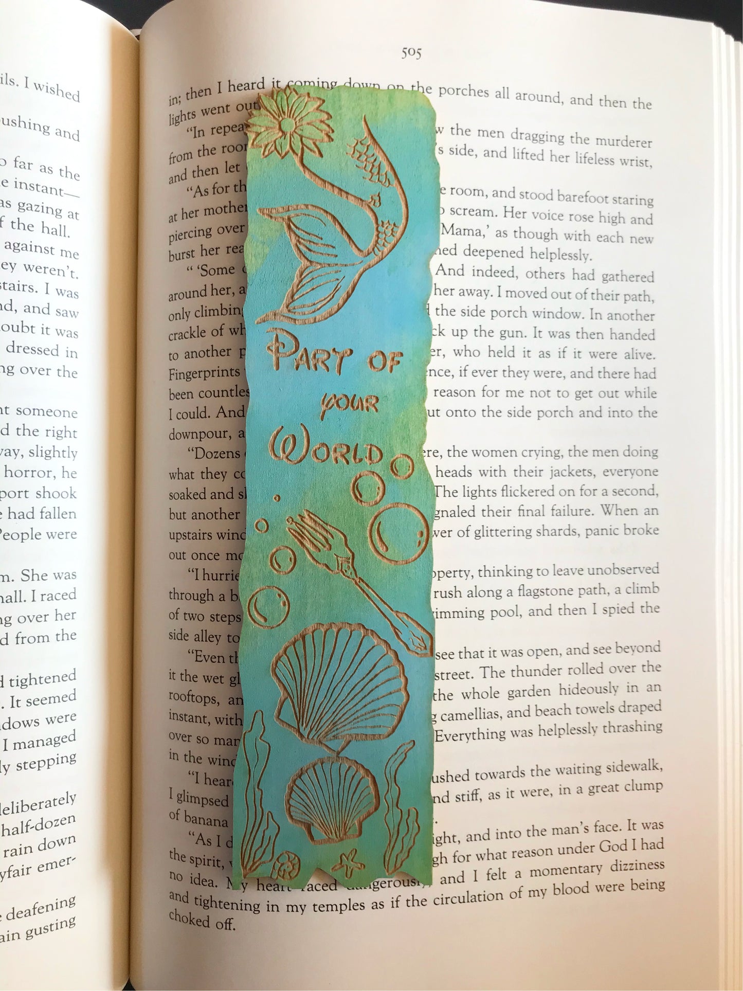 Princess Wooden Bookmark