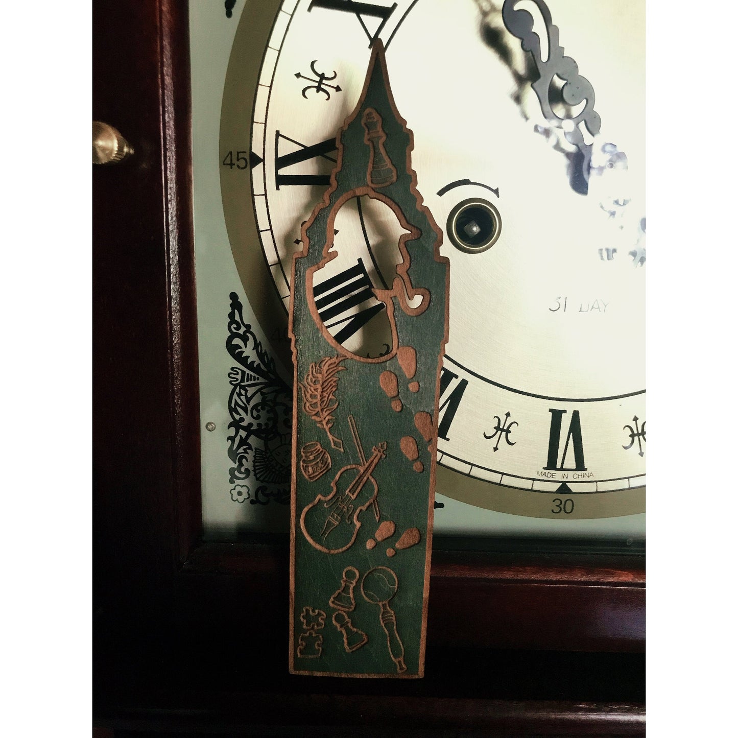 Sherlock Holmes Wooden Bookmark