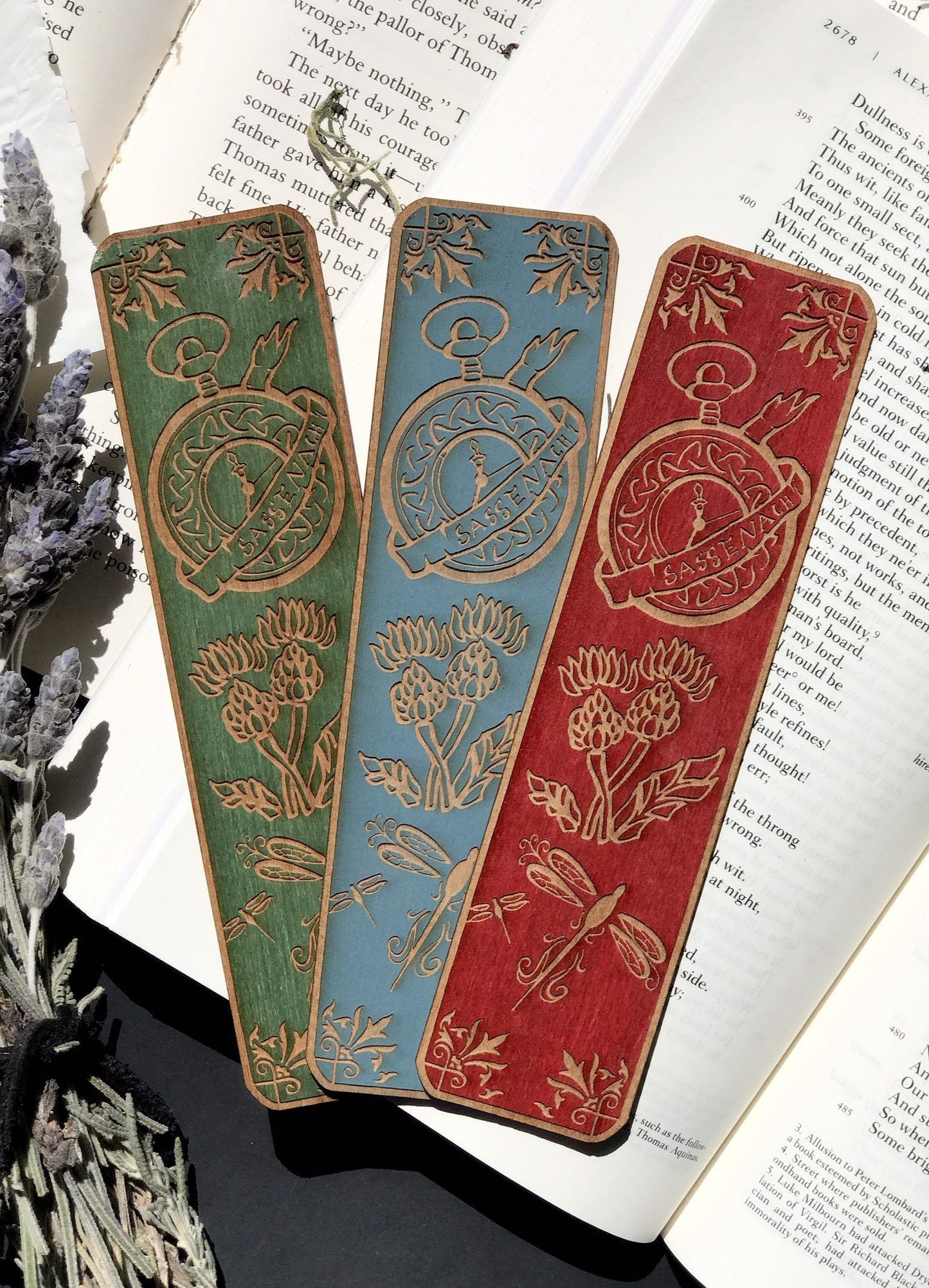 Outlander Wooden Bookmark