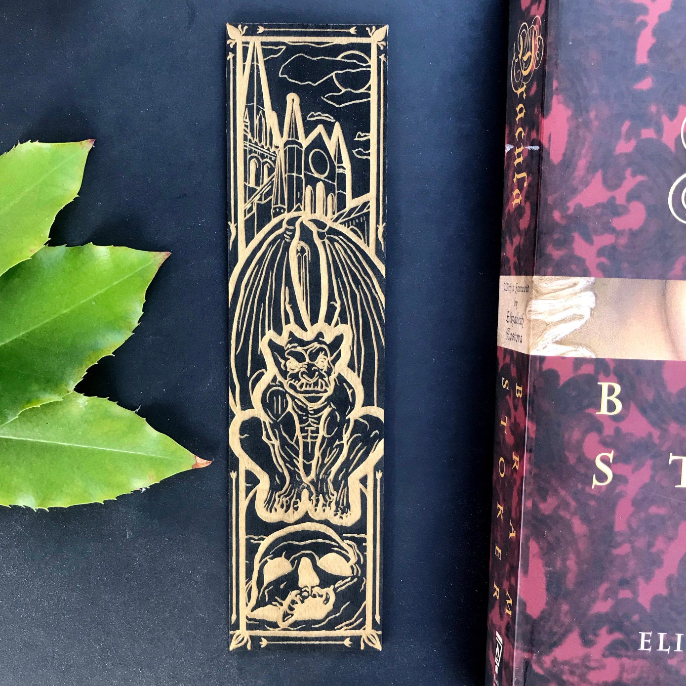 Gargoyle Wooden Bookmark