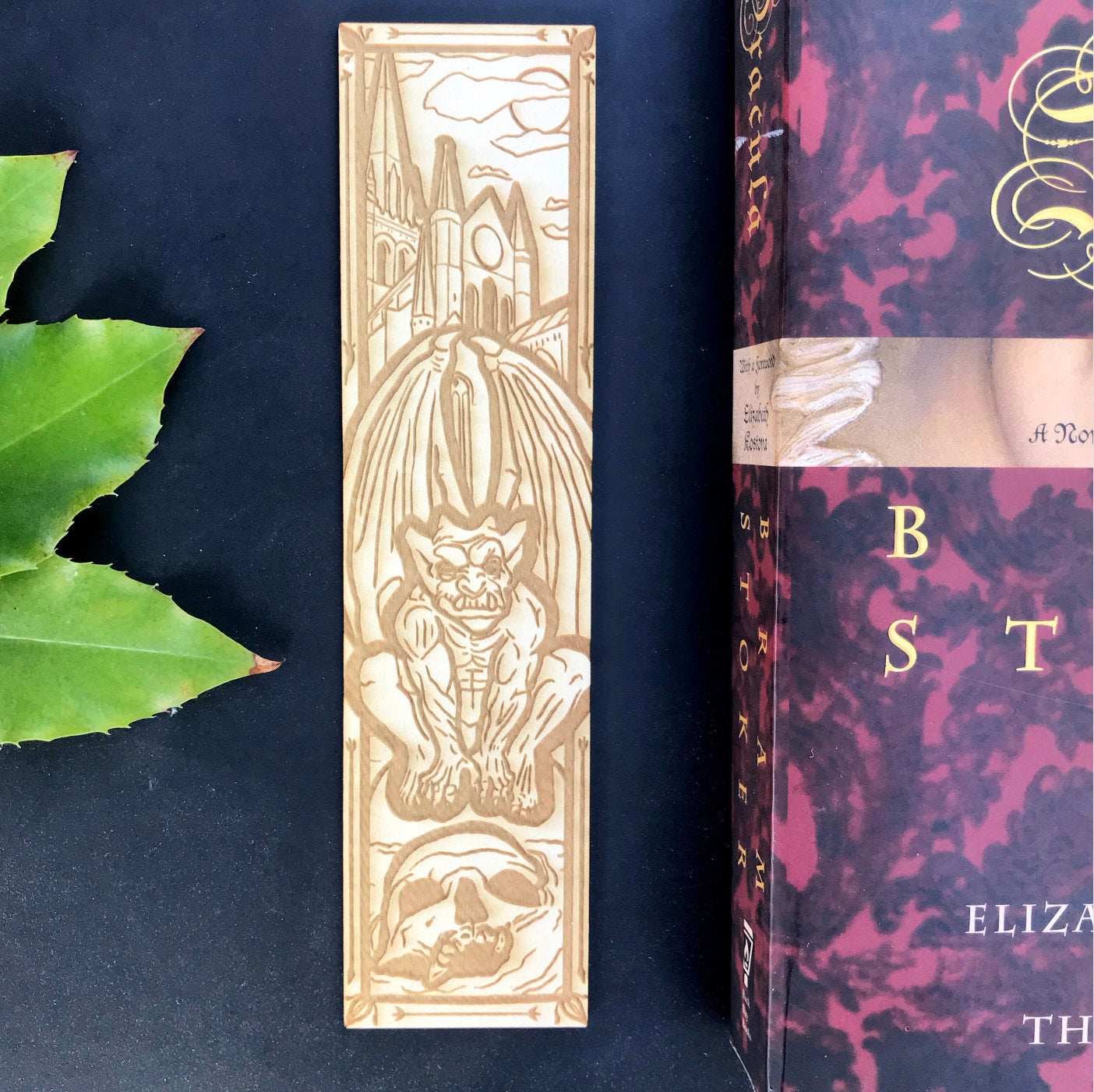 Gargoyle Wooden Bookmark