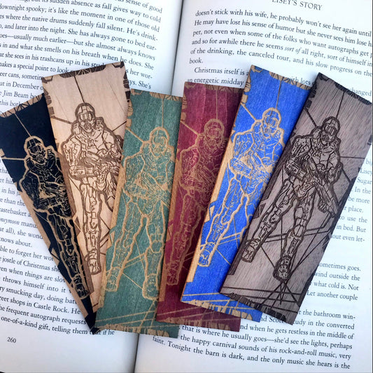 Video Game Wooden Bookmark