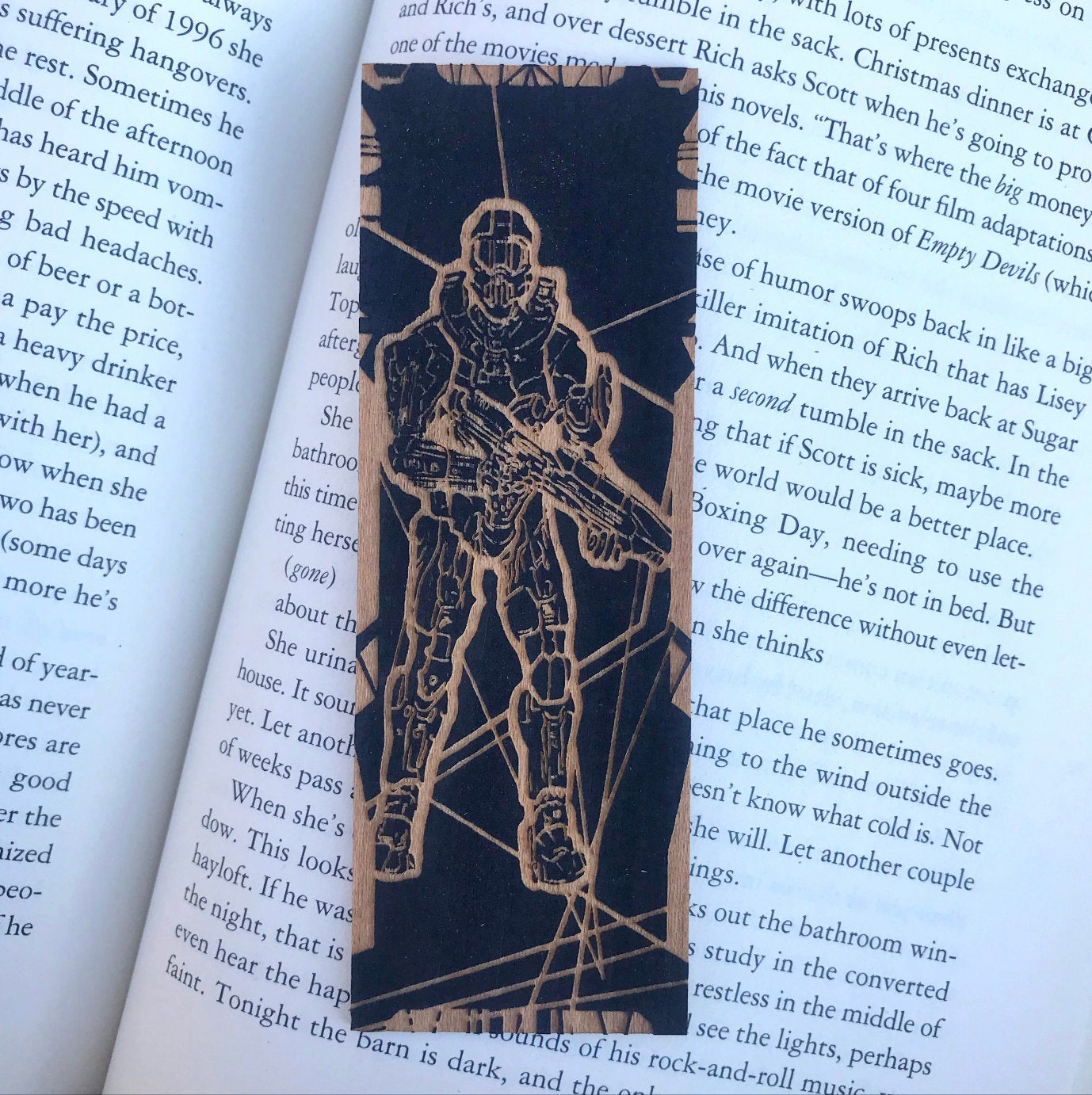 Video Game Wooden Bookmark