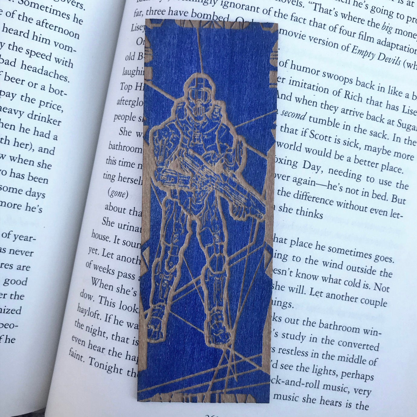 Video Game Wooden Bookmark