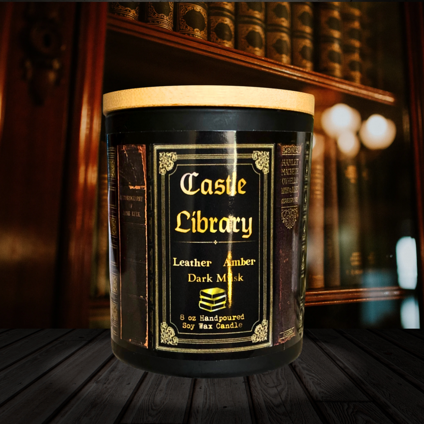 Castle Library Reading Candle