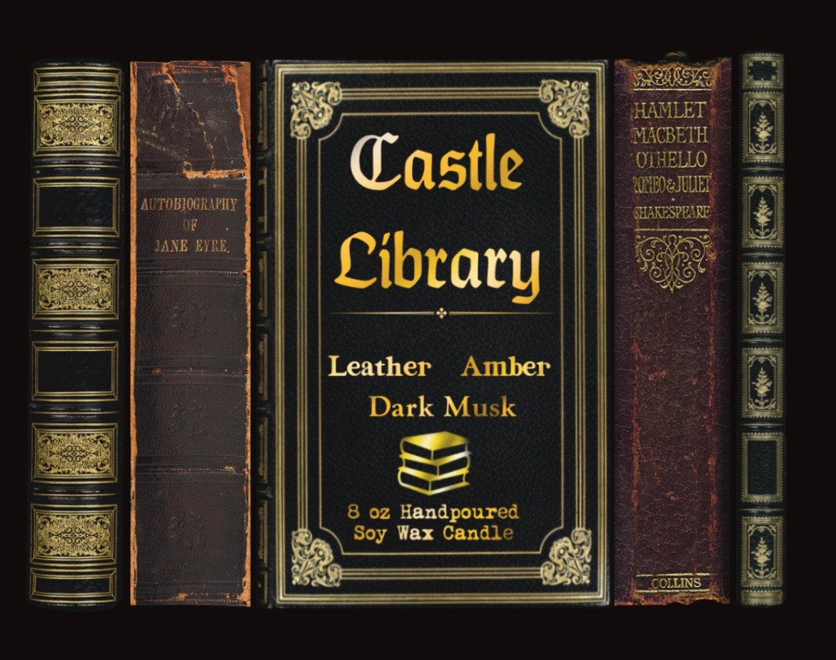 Castle Library Reading Candle