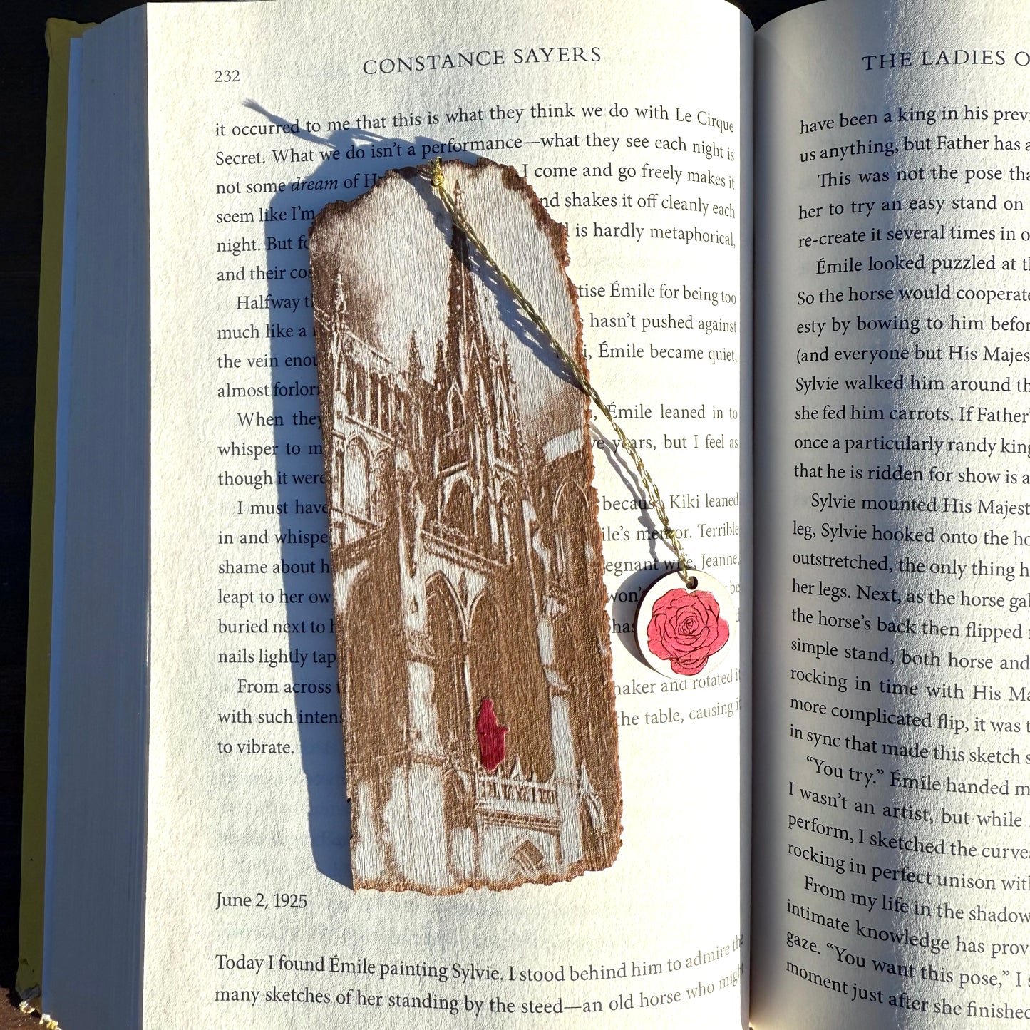 Alchemized Wooden Bookmark