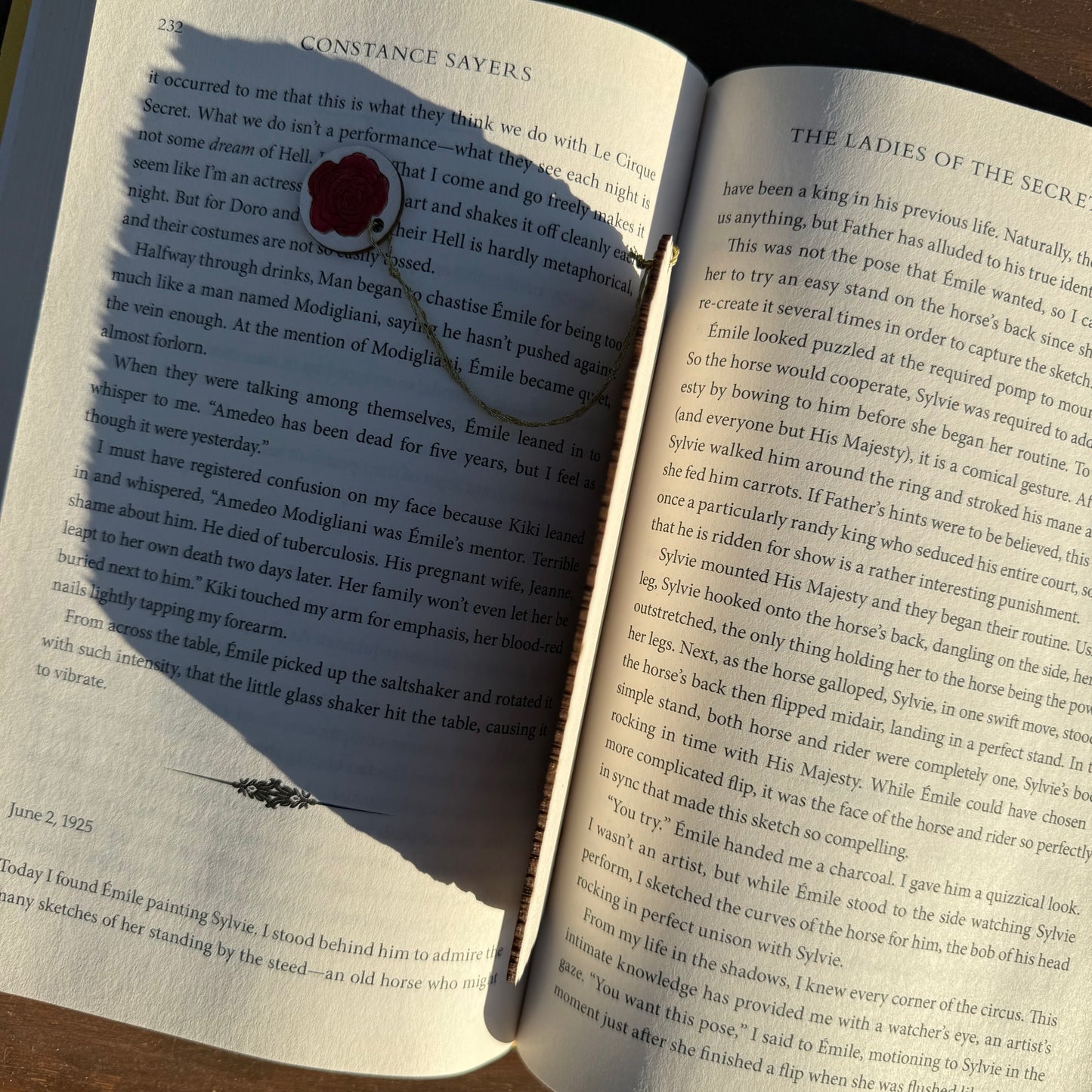 Alchemized Wooden Bookmark