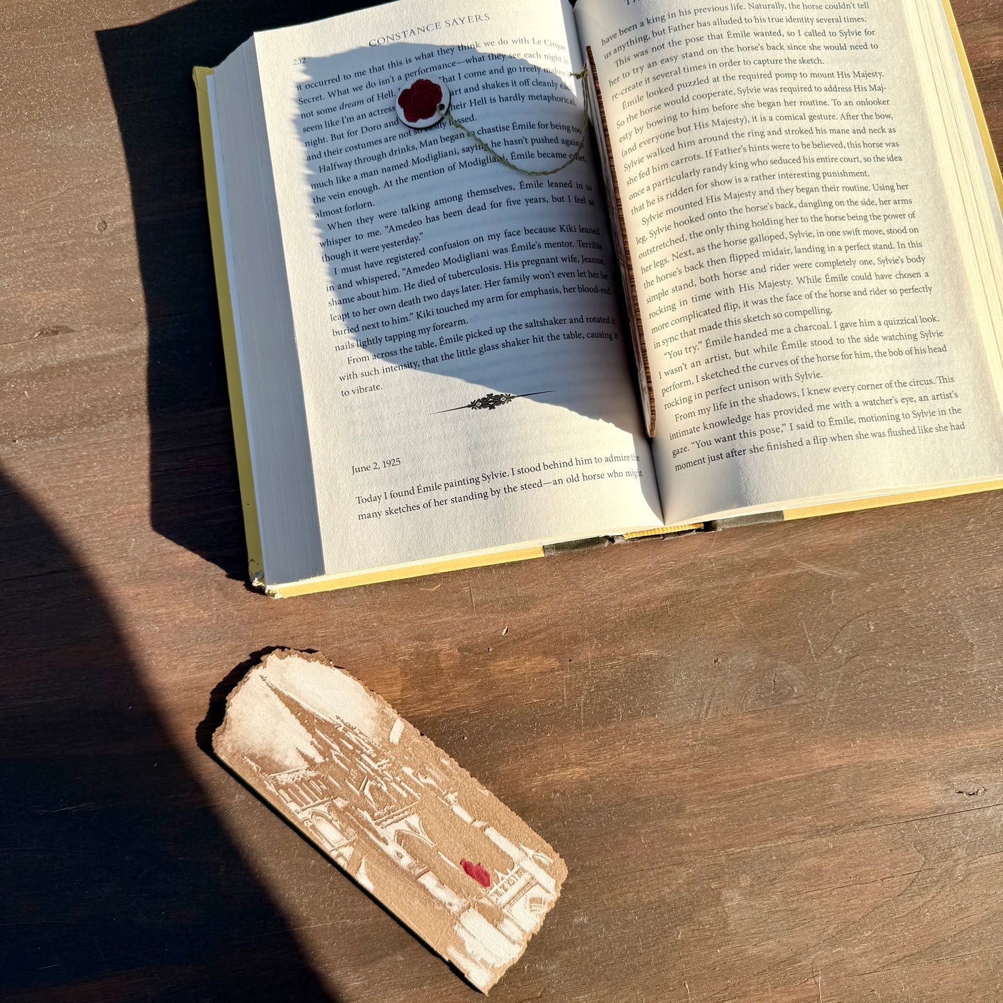 Alchemized Wooden Bookmark