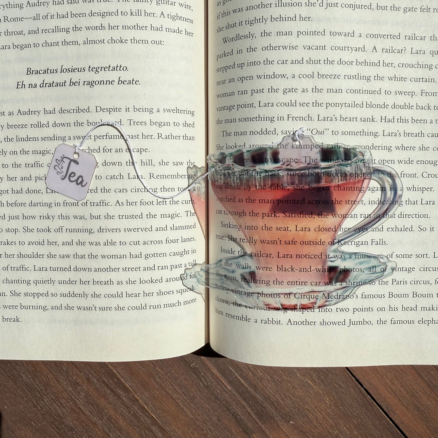 Rose Tea Bookmark
