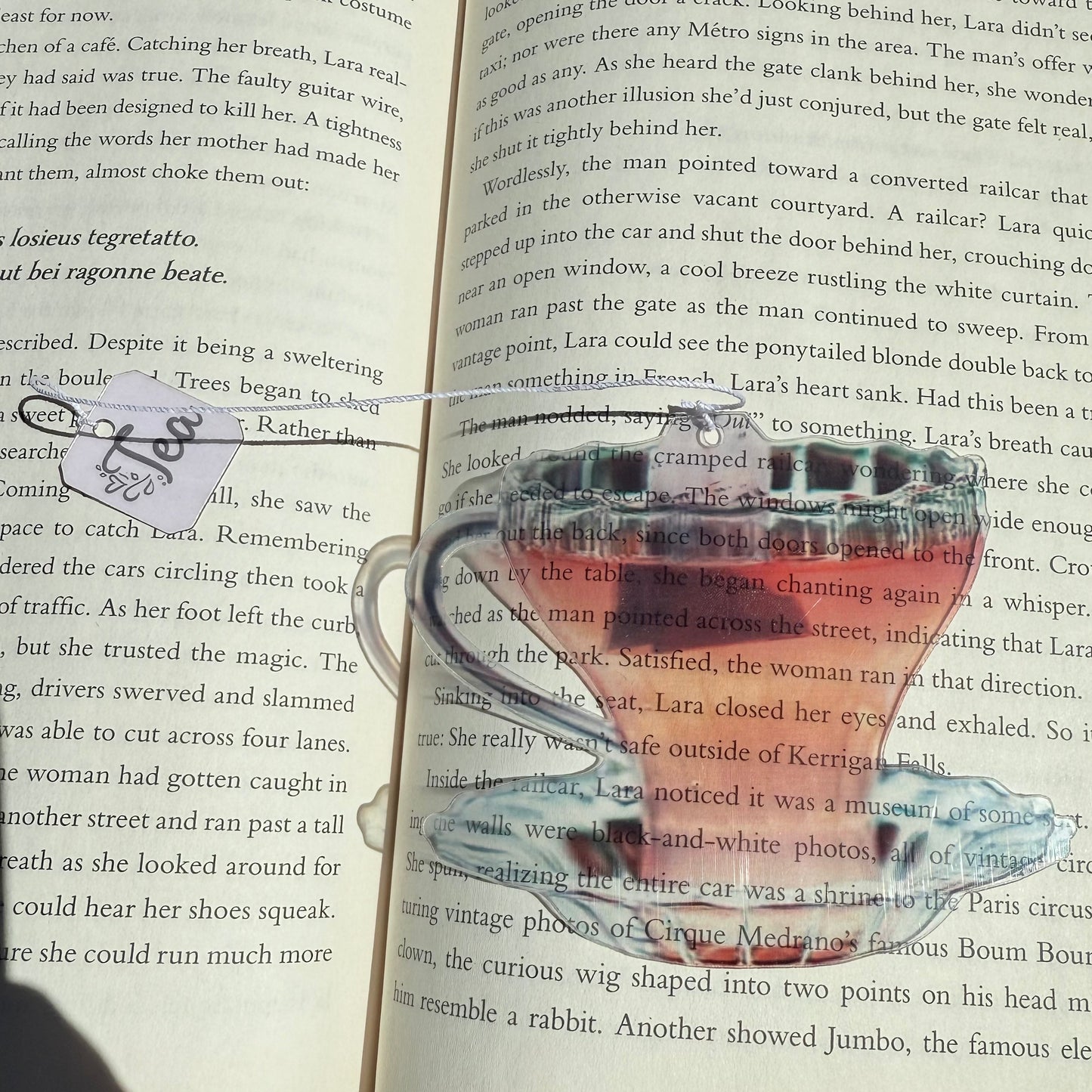 Rose Tea Bookmark
