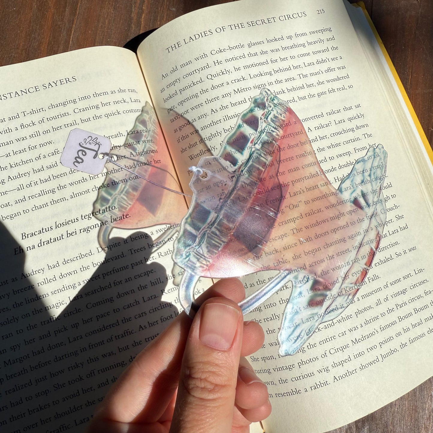 Rose Tea Bookmark