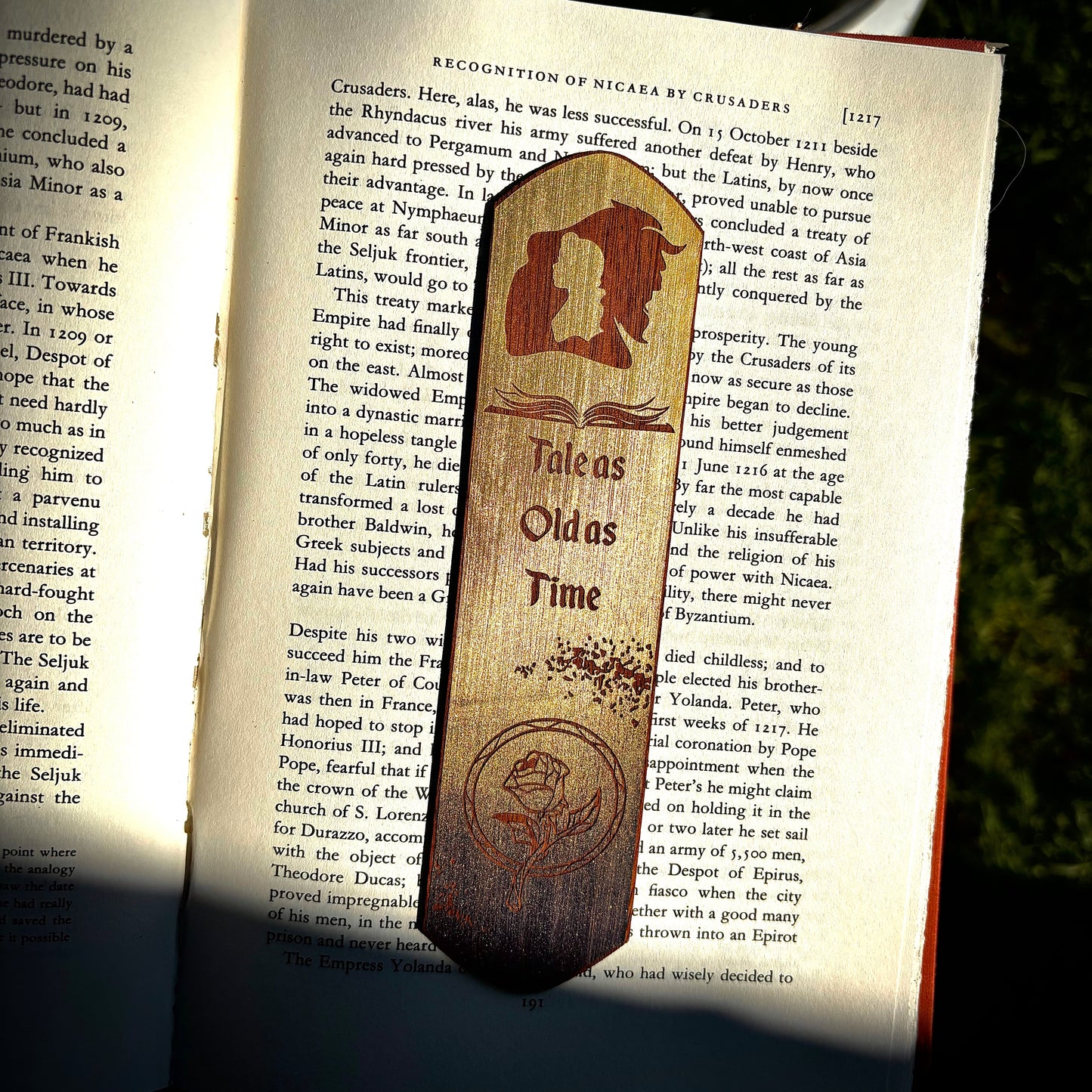 Princess Wooden Bookmark