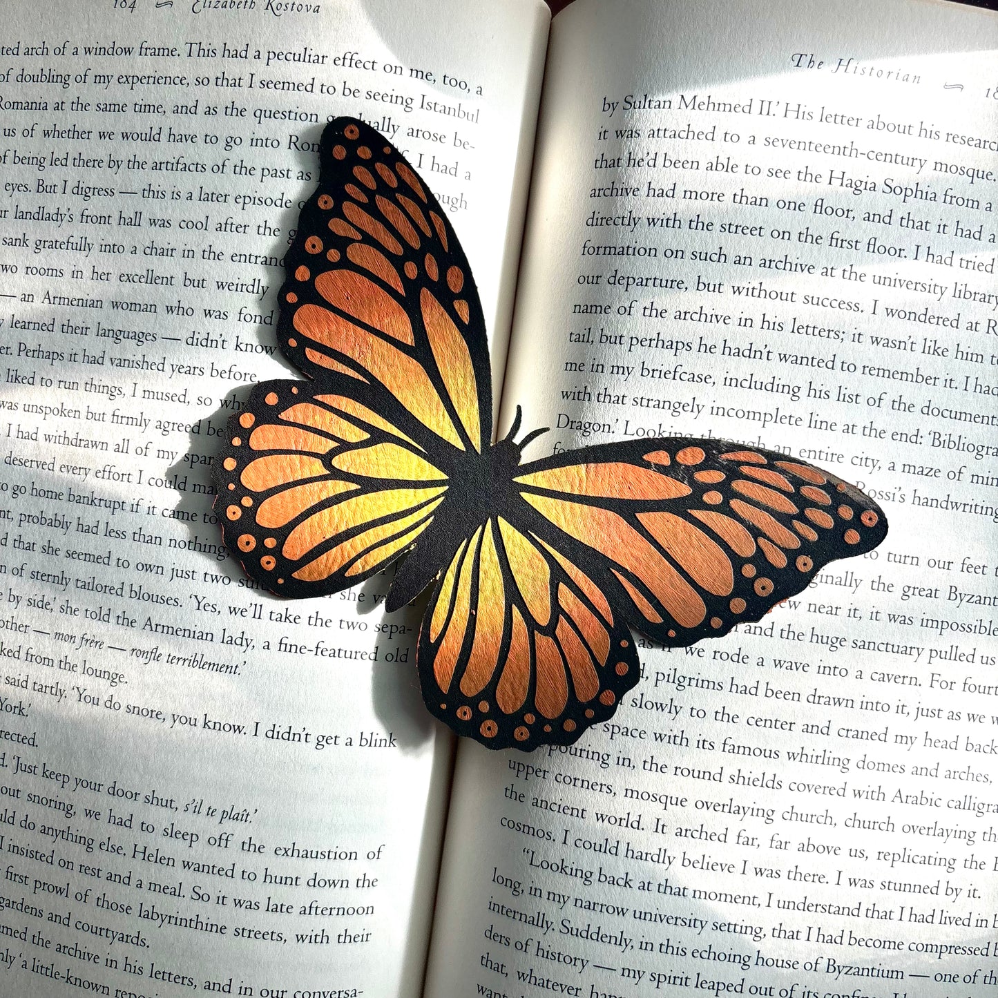 Butterfly Vegan Leather Bookmark