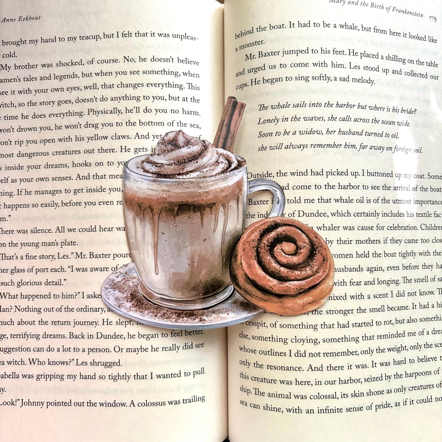 Chai Latte and Cinnamon Bun Bookmark