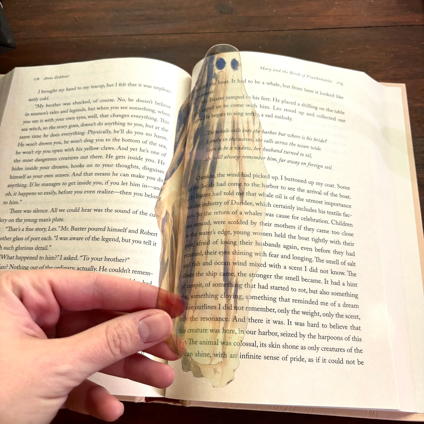 Ghost Transparent Bookmark