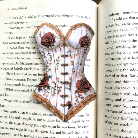 Rose Corset Bookmark