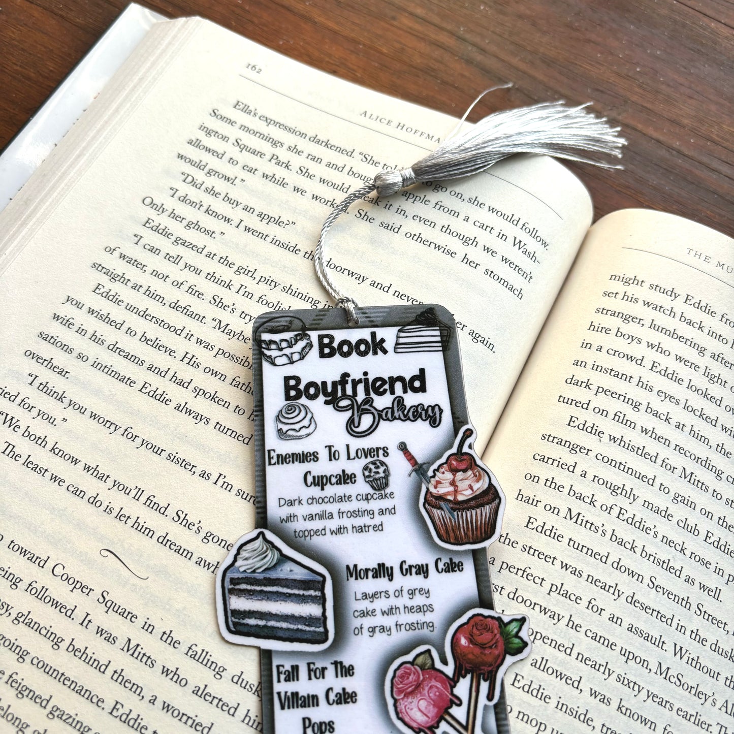 Dark Book Boyfriend Menu Bookmark