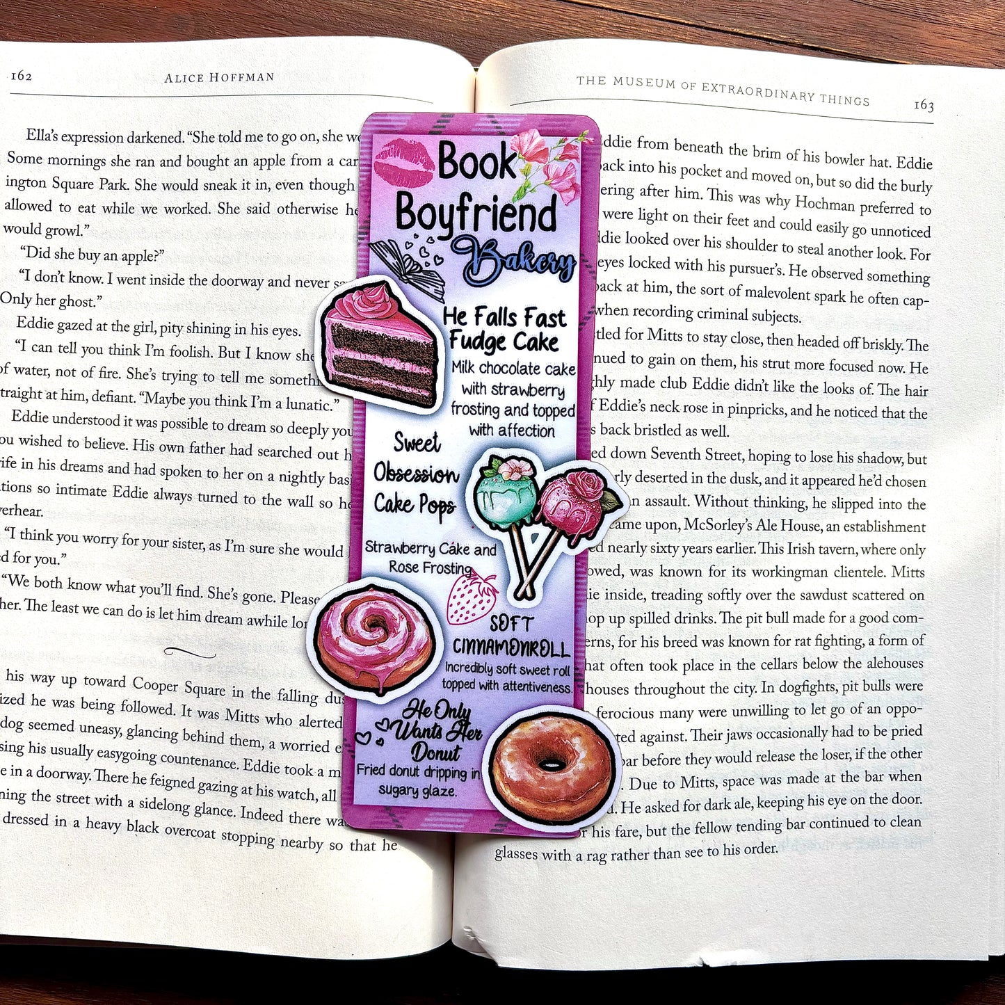 Book Boyfriend Paper Bookmark